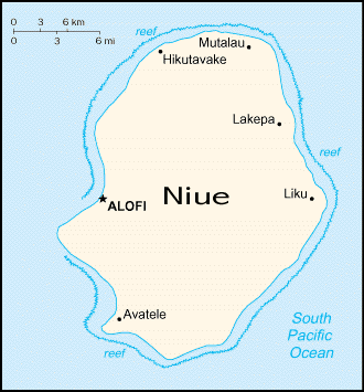 Map of Niue